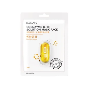 Тканевая маска для лица Lebelage Q10 Natural Mask с коэнзимом