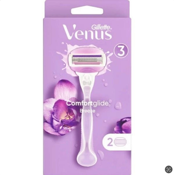 Станок для гоління жіночий (Бритва) Venus ComfortGlide Breeze з 2 змінними картриджами
