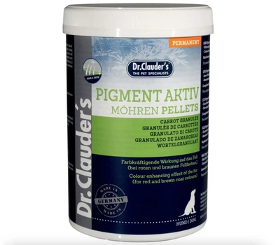 Пищевая добавка для собак с красной пигментацией шерсти Dr.Clauder's Pigment Active Carrot Pellets Пигмент Актив Морковный гранулят 600г