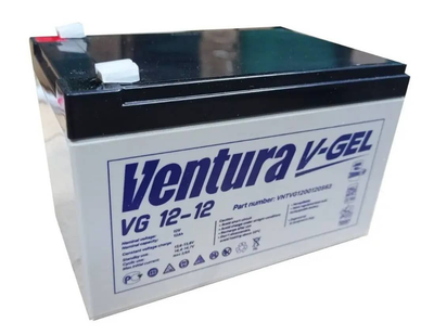 Аккумулятор Ventura VG 12-12 GEL (гелевый) - GEL на 12 В 12 ампер-часов