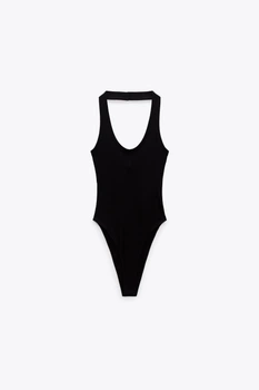 Боди Zara L черный 4174017800