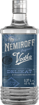 Горілка особлива Nemiroff Originals Делікат М'яка 40% 0.37 л (4820181420420)