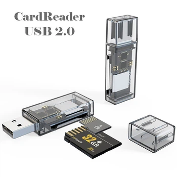 Кардрідер Card reader USB 2в1 microSD \ SDHS card