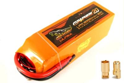 Аккумулятор для радиоуправляемой модели Dinogy G2.0 Li-Pol 5000 мАч 22.2 В 6S Bullet 6mm 80C