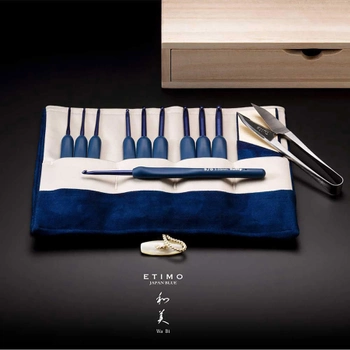 Набор крючков для вязания Tulip Etimo Blue 2,0 - 6,0 мм TEW-001