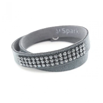 Браслет Spark з Алькантара зі Swarovski BLNMESHU3HSN