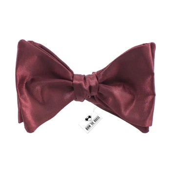 Галстук-бабочка Bow Tie House самовяз атласная бордовая 09890