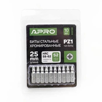 Біта APRO РZ1 х 25мм хром (APRO) (упаковка 10шт)