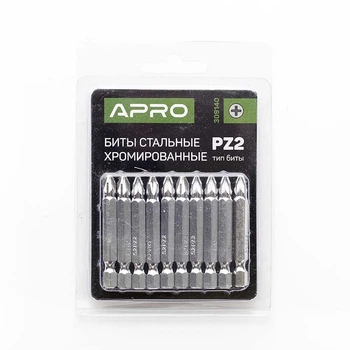 Біта APRO РZ2 х 50мм хром (APRO) (упаковка 10шт)