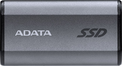 SSD диск ADATA Elite SE880 1TB USB 3.2 Gen2 Type-C 3D NAND (QLC) Titanium Gray (AELI-SE880-1TCGY) External