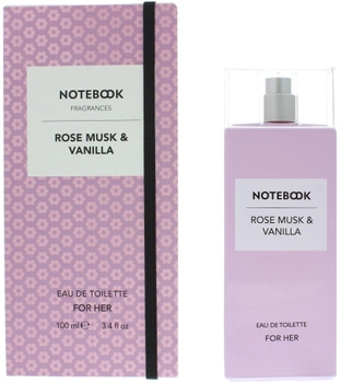 Woda toaletowa damska Aquolina Notebook Rose Musk & Vanilla EDT W 100 ml (8004995638363)