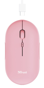 Мышь Trust Puck Wireless/Bluetooth Pink (TR_24125)