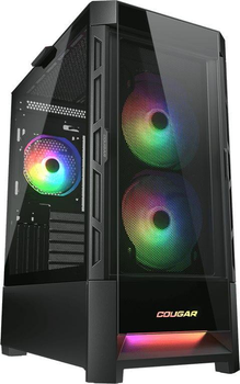Корпус Cougar Duoface RGB Black (CGR-5ZD1B-RGB)