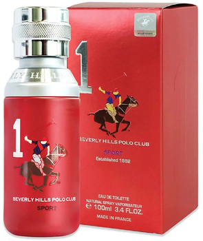 Туалетна вода Beverly Hills Polo Club 1 Sport EDT M 100 мл (8718719850046)