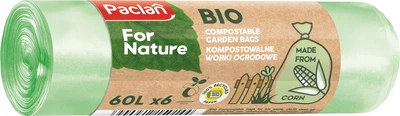 Мішки компостувальні Paclan Pfn-Bio 60 л х 6 шт (5900942150144)