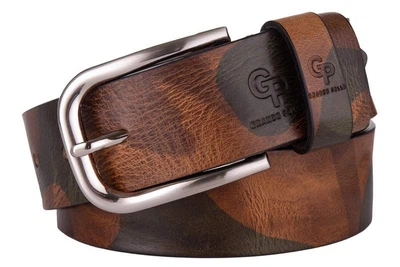 Стильный мужской ремень из кожи GRANDE PELLE 120х3,5 см (acs0024434)