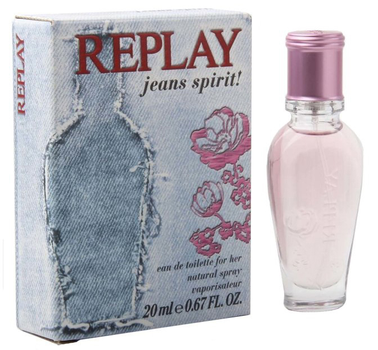 Туалетна вода Replay Jeans Spirit! for Her EDT W 20 мл (737052350547)