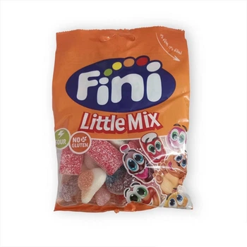 Фруктовий жувальний мармелад Fini Little Mix Мікс міні фігурки кислі 90 г