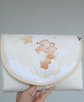 Пеленальный матрас дорожный Baby Veres 73х58 Bear