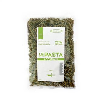 Паста LEntil PASTA из зеленой чечевицы, Fusilly 300г