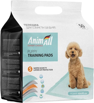 Пеленки AnimAll 60 х 90 см 50 шт (4820224501505)