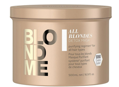Маска Schwarzkopf Professional BlondMe All Blondes Detox для всіх типів освітленого волосся 500 мл (4045787641158)