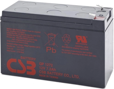 Акумуляторна батарея CSB 12 В / 7.2 А·год (GP1272F2)