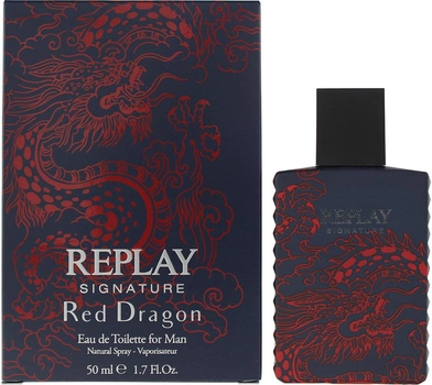 Woda toaletowa Replay Signature Red Dragon EDT M 50 ml (679602991063)