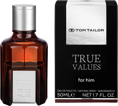 Туалетна вода для чоловіків Tom Tailor True Values For Him EDT M 50 мл (4051395192166)