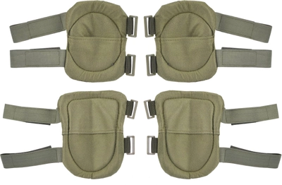 Комплект наколінники + налокітники 2E Tactical Зелені (2E-MILKNAELPADS-SET-OG)