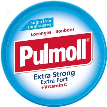 Льодяники Pulmoll Extra Strong + vit C без цукру, 45 г