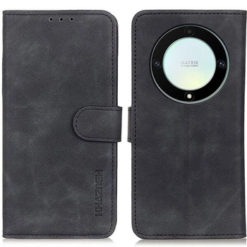 Чохол-книжка з застібкою KHAZNEH Retro Wallet для Honor Magic 5 Lite - Black