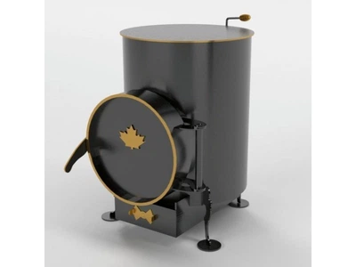 Буржуйка CANADA 75 м куб. с зольником 520\360\525 мм (14-15- burj75000)