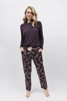Піжама жіноча Cyberjammies Lana 9823-9813 16/XL Коричневий (5051877461925)