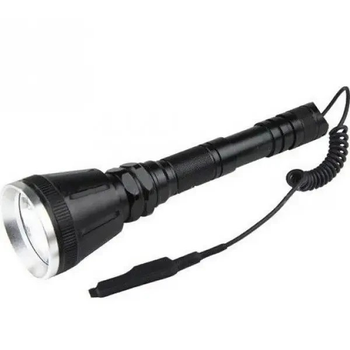 Подствольный тактический фонарь Х-Balog BL-Q3888 аккумуляторный со светофильтрами. Светодиодный ручной тактический фонарь, Черный