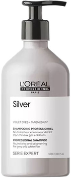 Szampon L´Oréal Professionnel Série Expert Silver Shampoo do włosów siwych 500 ml (3474636974269)