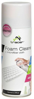 Pianka czyszcząca dla plastiku Tracer Foam Cleander + Microfiber Cloth 400 ml (TRASRO42105)