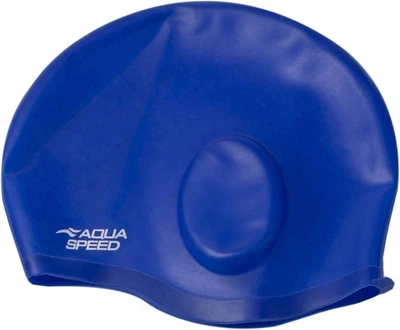 Шапочка для плавания Aqua Speed EAR CAP Comfort 9891 синий OSFM 289-01