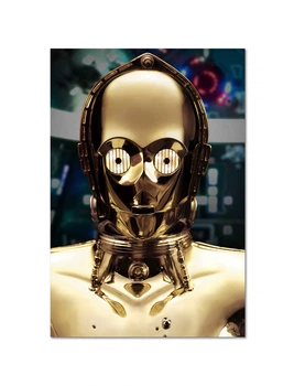 Постер плакат FNBK C3PO (Star Wars, Звездные войны) 50x70 см