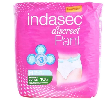 Урологічні прокладки Indasec Pant Super Medium Size 10 Units (8410520055657)