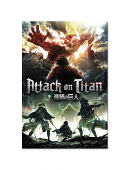 Постер плакат FNBK Атака титанов 2 (Attack on Titan) 30x40 см