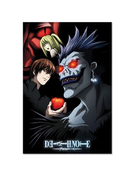 Постер плакат FNBK Зошит сметрі 1 (Death Note) 30x40 см