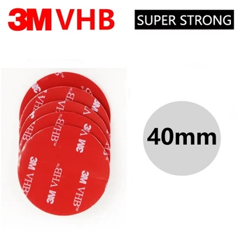 Двухсторонний 3М VHB скотч для монтажа, для дома, в авто Круг 40 мм (5 шт) (680711)