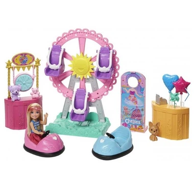 Лялька Mattel Барби Челси и карнавал Barbie Club Chelsea Doll and Carnival Playset