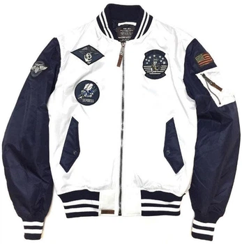 Бомбер Top Gun MA-1 Color Block Bomber Jacket 2XL White Blue TGJ1649WB2XL