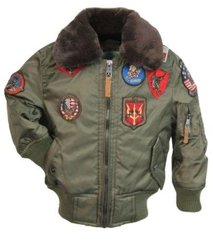 Бомбер Top Gun Kids B-15 Bomber Jacket 105 см Olive TGKB15O4