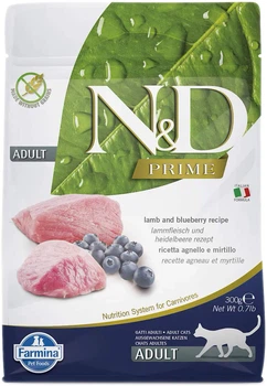 Sucha karma dla dorosłych kotów Farmina N&D Cat pumpkin lamb & blueberry adult 300 g (8010276040121)
