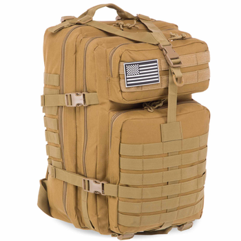Рюкзак тактический рейдовый SP-Sport ZK-5508 размер 48х28х28см 38л Цвет: Хаки