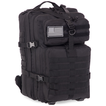 Рюкзак тактический рейдовый SP-Sport ZK-5508 размер 48х28х28см 38л Цвет: Черный