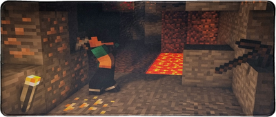 Игровая поверхность Minecraft Cave Lava 400*800 2мм